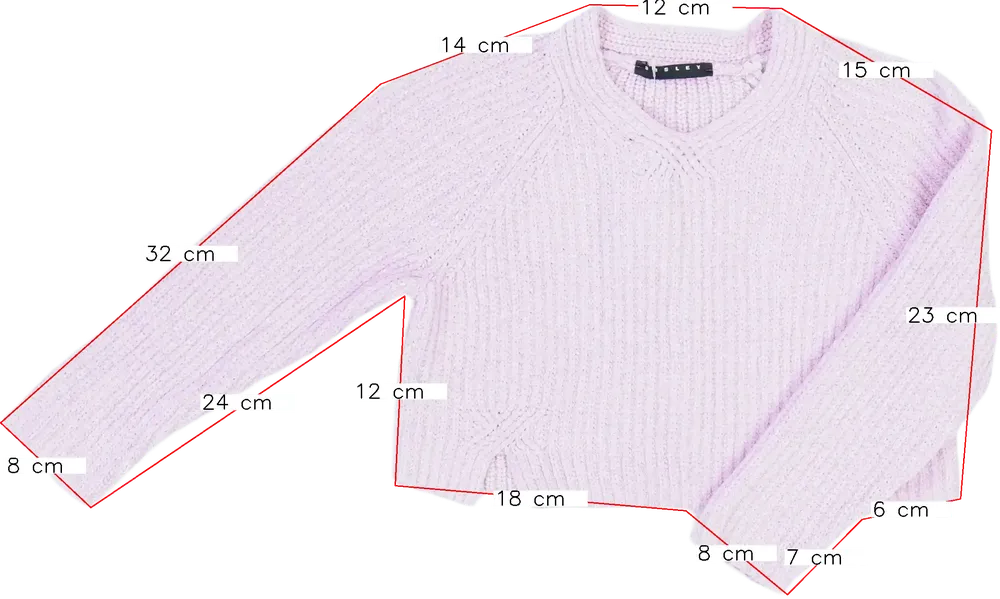 Rózsaszín Sisley Kötött pulcsi EU 110 / UK 5 év / US 5 év/XS