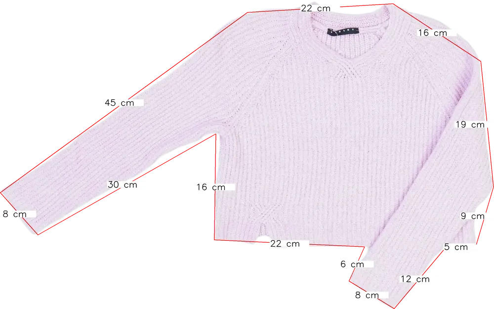 Rózsaszín Sisley Kötött pulcsi EU 128 / UK 8 év / US 8 év/M