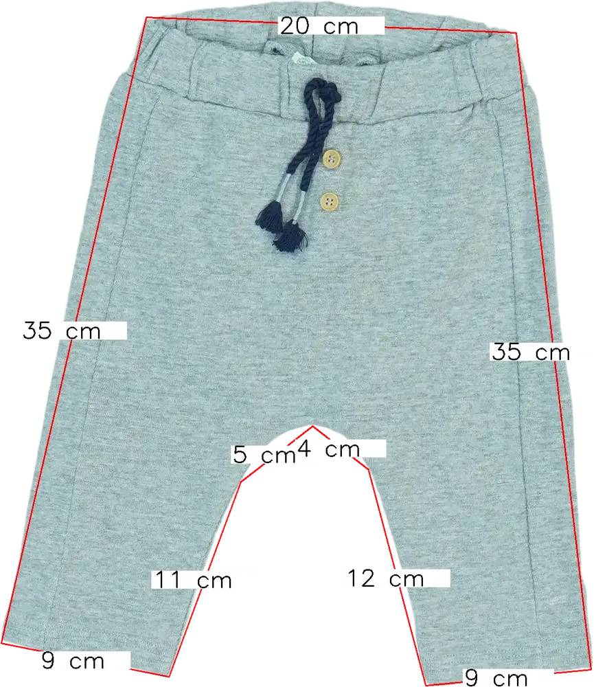 Szürke Benetton Melegítőnadrág EU 68 / UK 3-6 hónap / US 3-6 hónap
