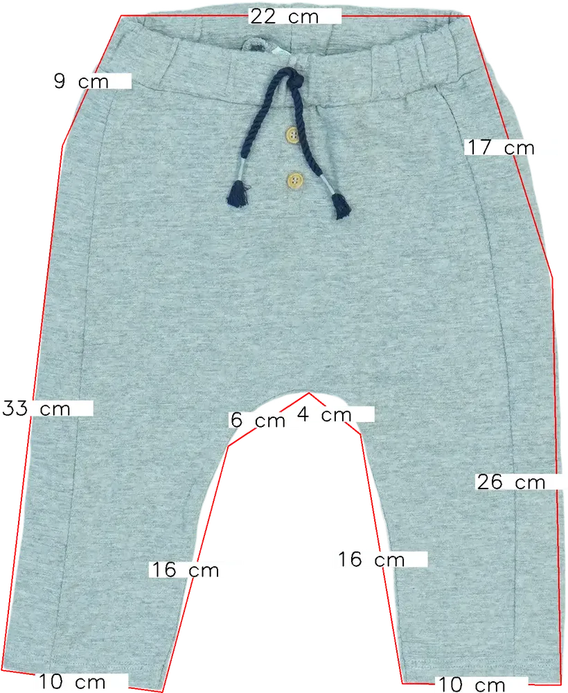 Szürke Benetton Baby nadrág EU 80 / UK 9-12 hónap / US 12 hónap