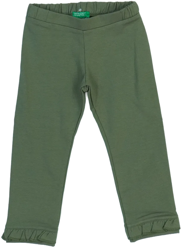 Zöld Benetton Baby nadrág EU 98 / UK 3 év / US 3T