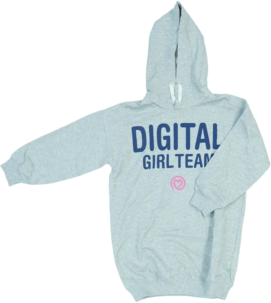 Szürke Benetton Kapucnis pulóver EU 122 / UK 7 év / US 7 év/M