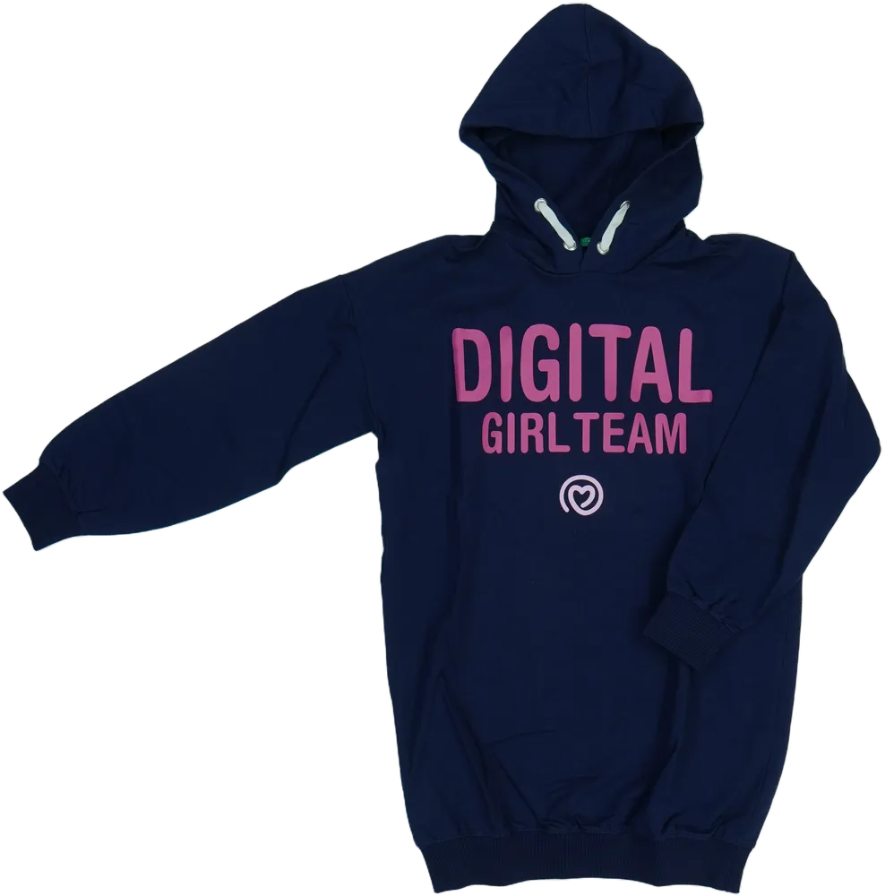 Kék Benetton Kapucnis pulóver EU 134 / UK 9 év / US 9 év/L