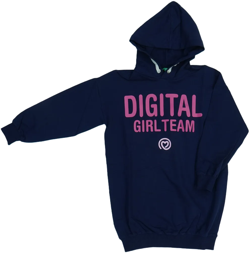 Kék Benetton Kapucnis pulóver EU 128 / UK 8 év / US 8 év/M