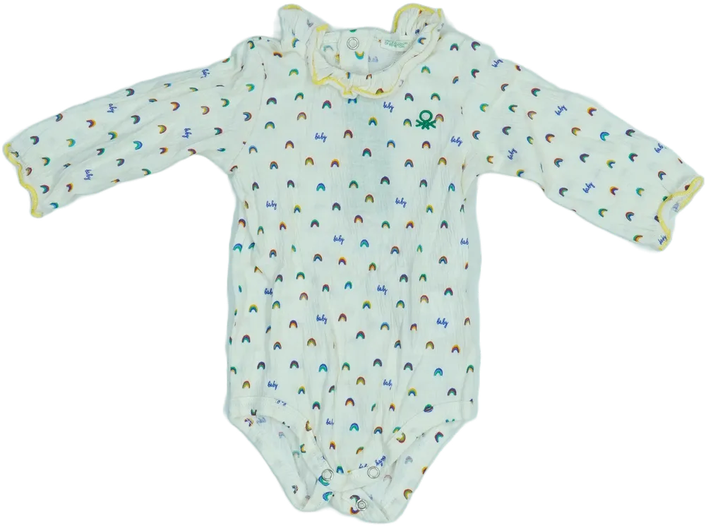 Barna Benetton Hosszú ujjú body EU 74 / UK 6-9 hónap / US 6-9 hónap