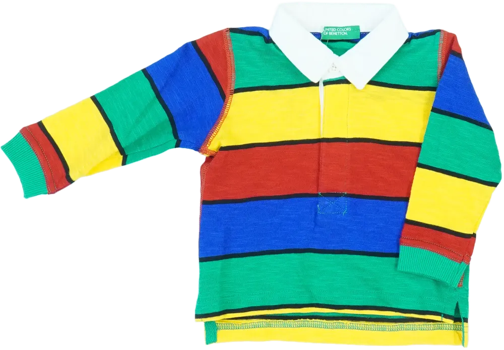 Többszínű Benetton Galléros póló EU 74 / UK 6-9 hónap / US 6-9 hónap
