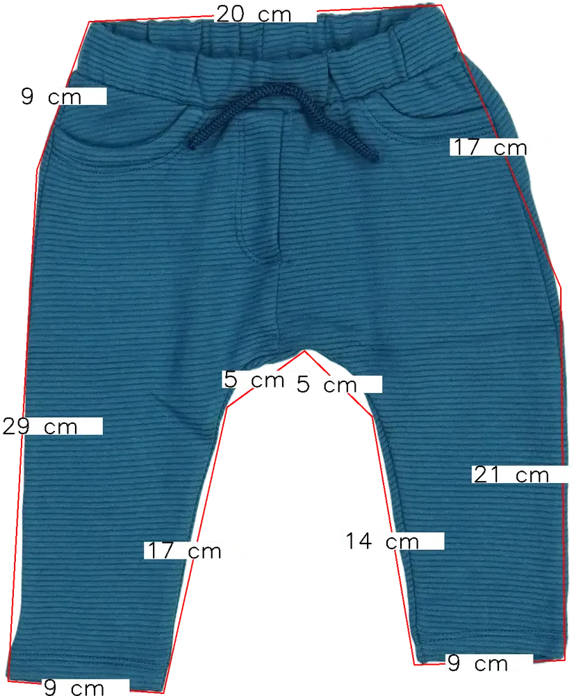 Kék Benetton Baby nadrág EU 80 / UK 9-12 hónap / US 12 hónap