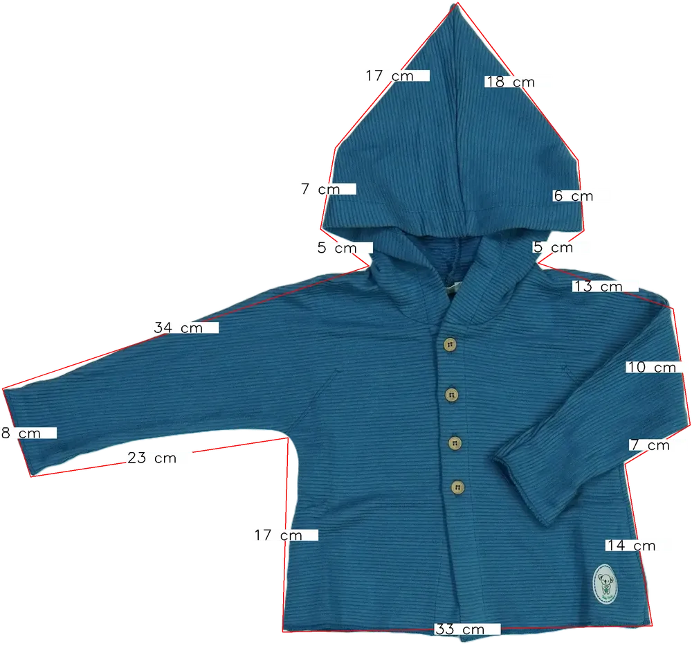 Kék Benetton Kapucnis pulóver EU 80 / UK 9-12 hónap / US 12 hónap