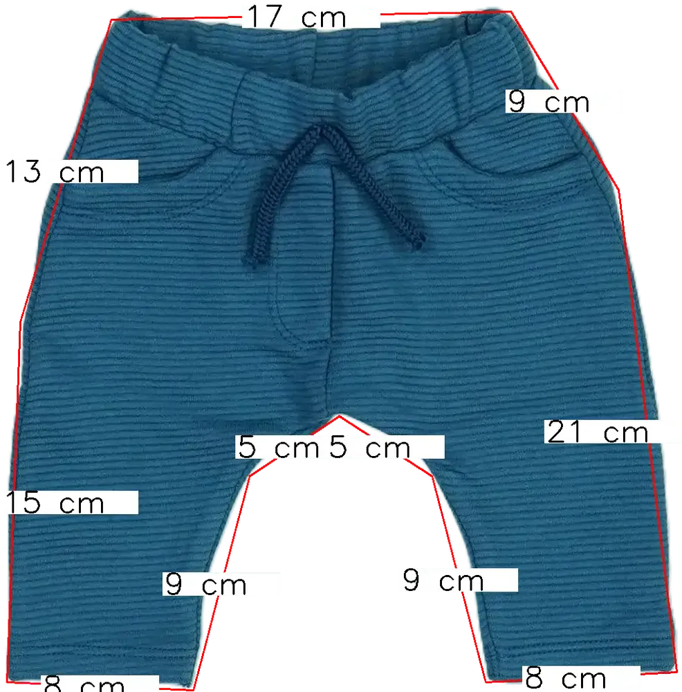 Kék Benetton Baby nadrág EU 62 / UK 0-3 hónap / US 0-3 hónap