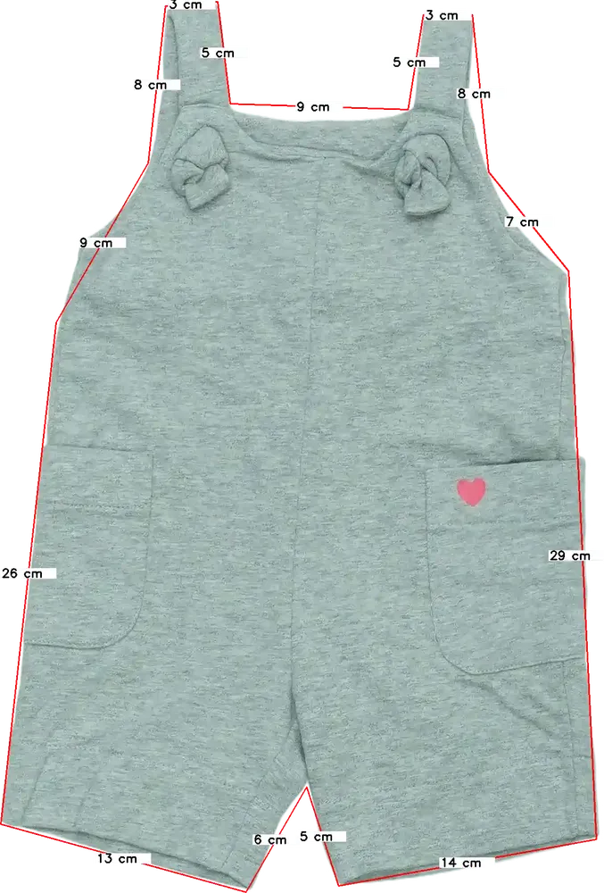 Szürke Benetton Kantáros hosszú / rövidnadrág EU 68 / UK 3-6 hónap / US 3-6 hónap