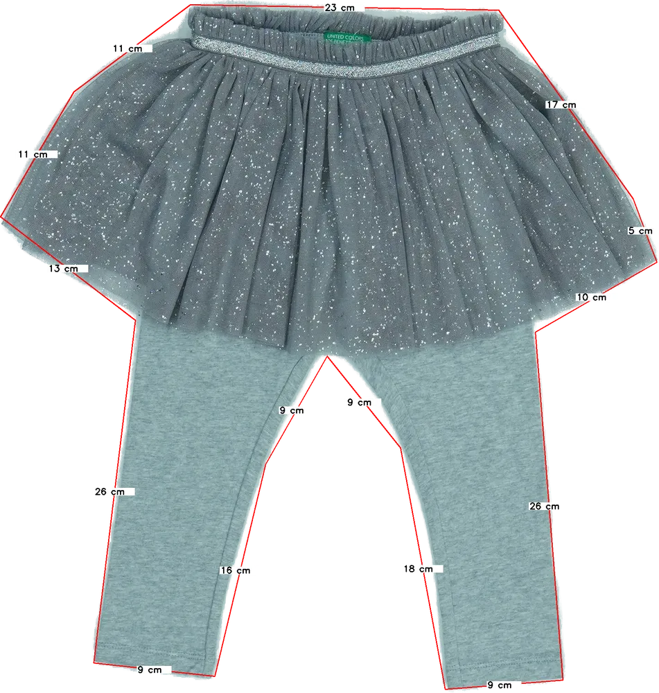 Szürke Benetton Leggings EU 92 / UK 2 év / US 2T