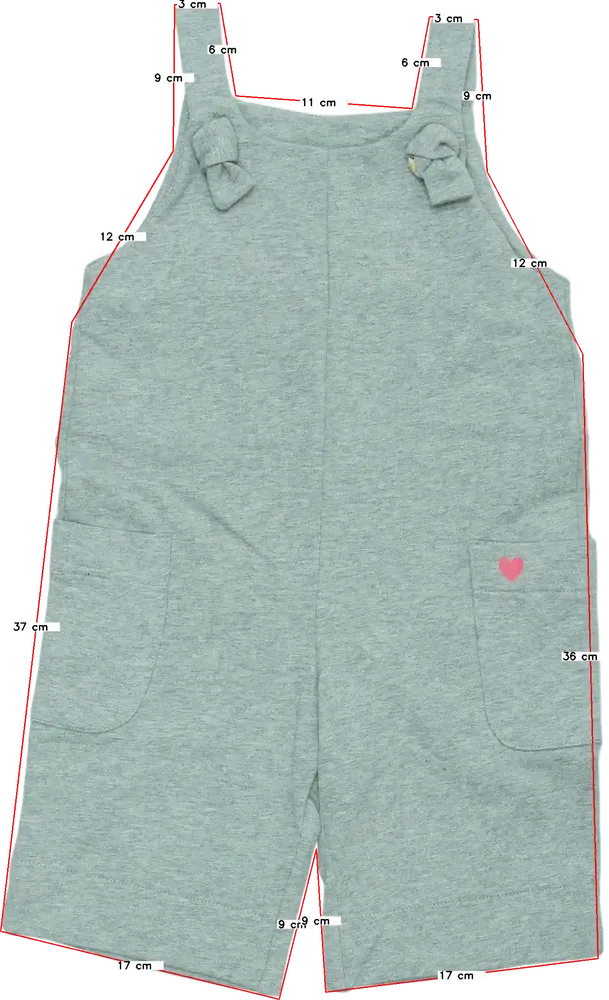 Szürke Benetton Kantáros hosszú / rövidnadrág EU 86 / UK 12-18 hónap / US 18 hónap