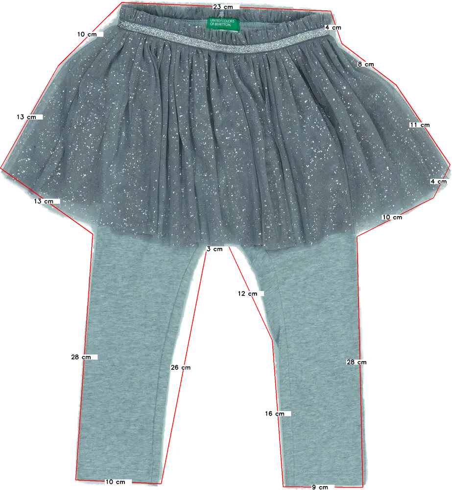 Szürke Benetton Leggings EU 98 / UK 3 év / US 3T