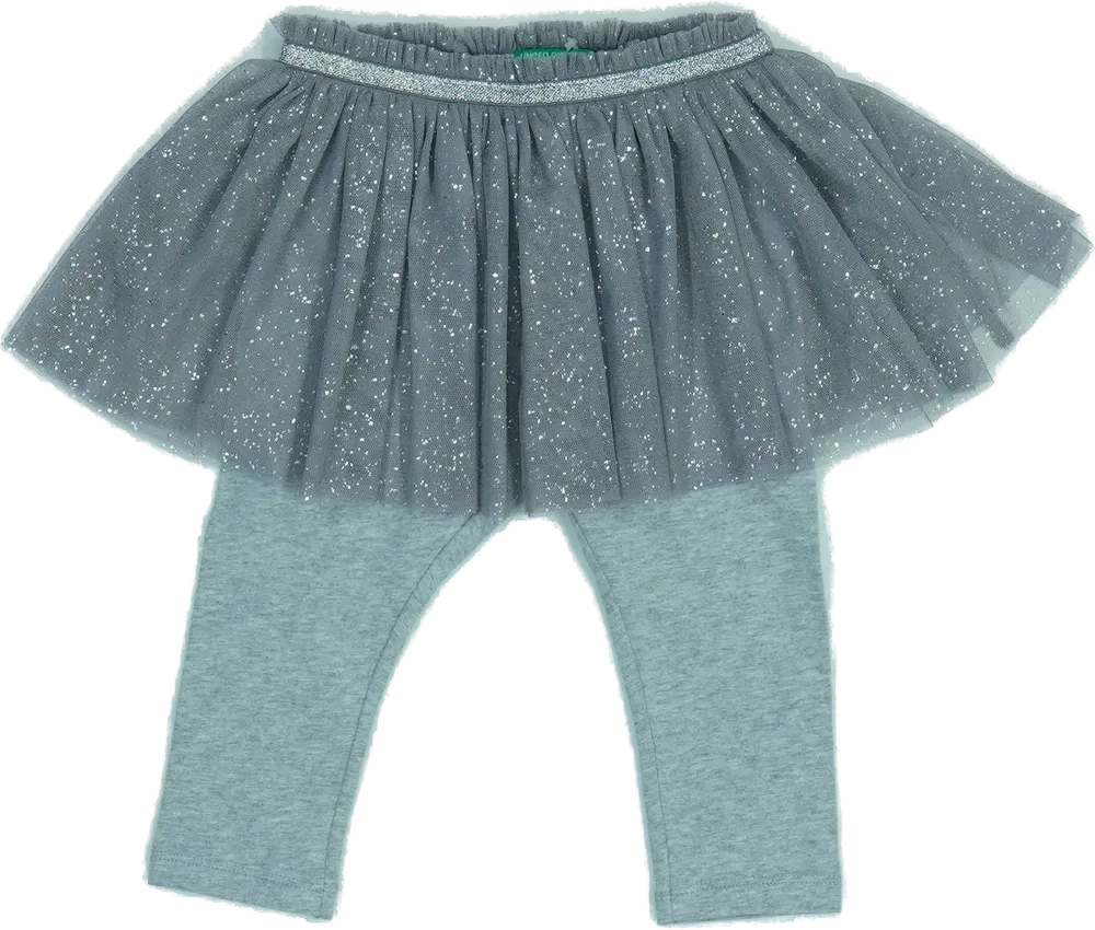 Szürke Benetton Leggings EU 80 / UK 9-12 hónap / US 12 hónap