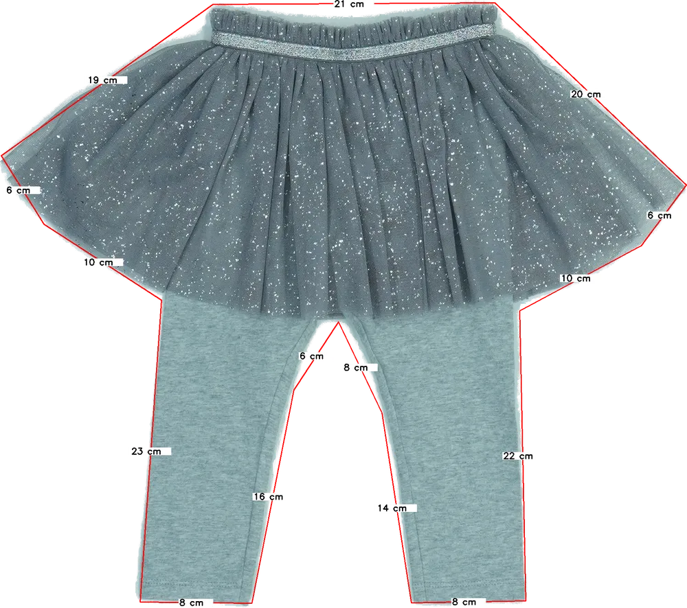 Szürke Benetton Leggings EU 80 / UK 9-12 hónap / US 12 hónap