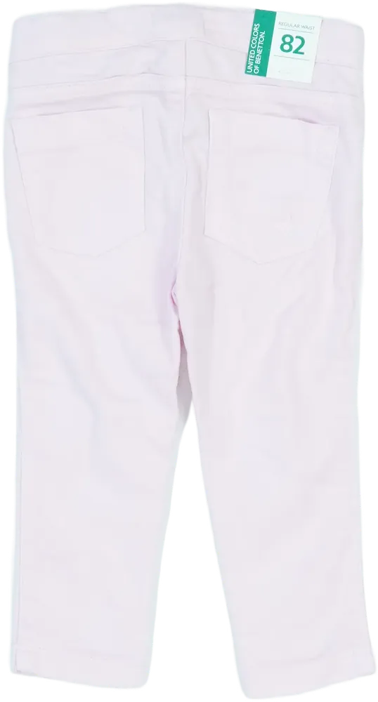 Rózsaszín Benetton Hosszúnadrág EU 86 / UK 12-18 hónap / US 18 hónap