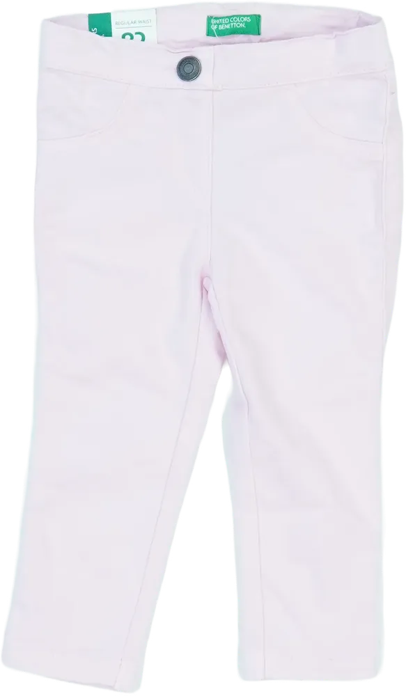 Rózsaszín Benetton Hosszúnadrág EU 86 / UK 12-18 hónap / US 18 hónap