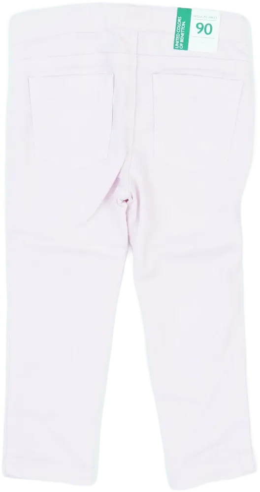 Rózsaszín Benetton Hosszúnadrág EU 92 / UK 2 év / US 2T