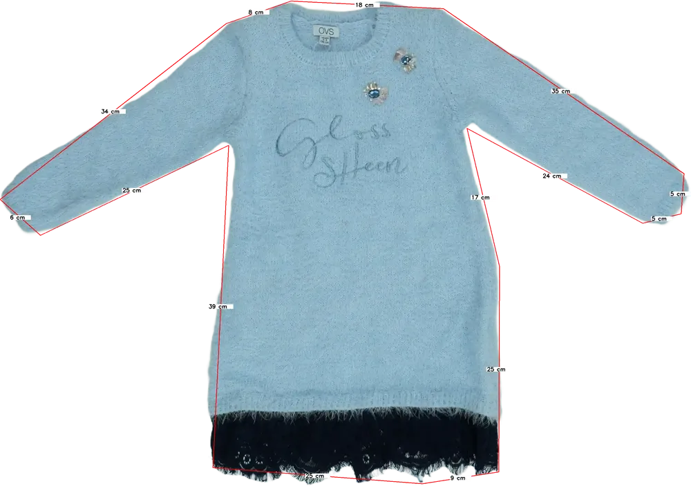 Kék OVS Pulóver EU 104 / UK 4 év / US 4T/XS