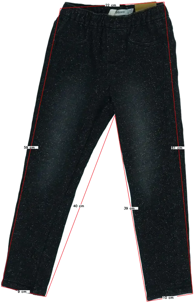 Fekete OVS Leggings EU 110 / UK 5 év / US 5 év/XS