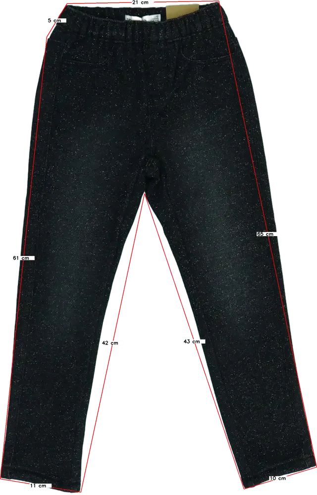 Fekete OVS Leggings EU 116 / UK 6 év / US 6 év/S