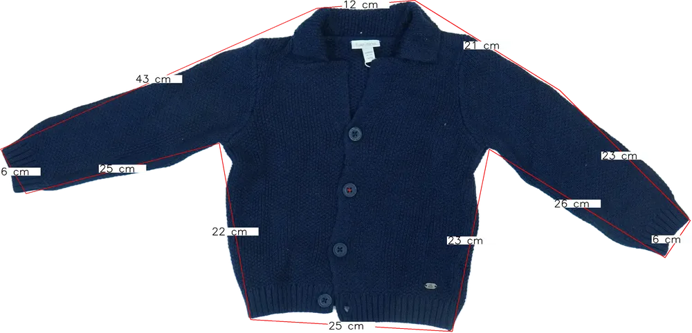 Kék OVS - Fagottino Kardigán EU 86 / UK 12-18 hónap / US 18 hónap