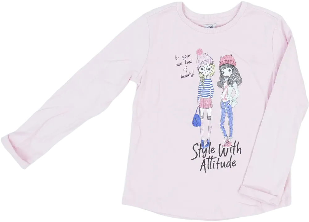 Rózsaszín OVS Pulóver EU 140 / UK 10 év / US 10 év/L