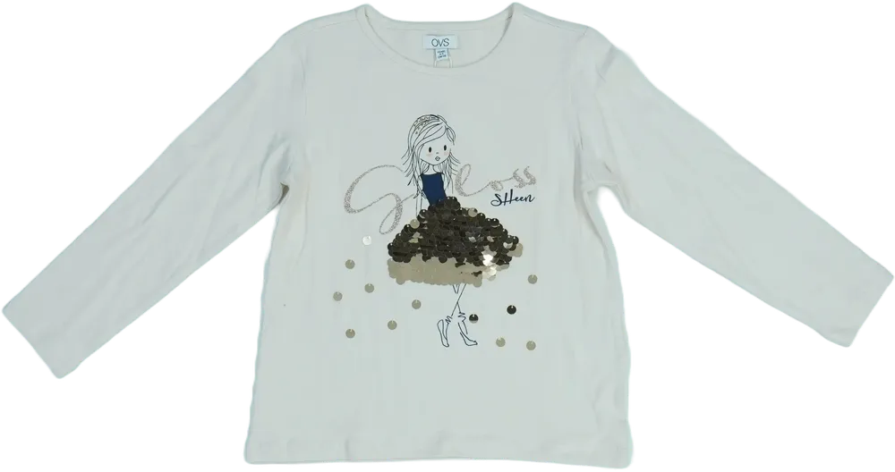 Barna OVS Hosszú ujjú felső EU 110 / UK 5 év / US 5 év/XS