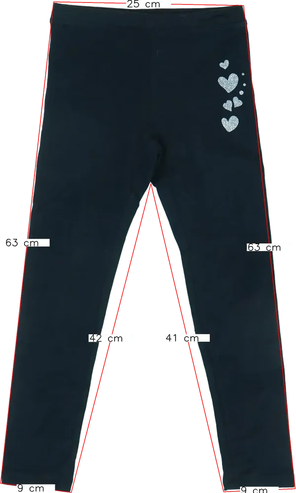 Fekete OVS Leggings EU 122 / UK 7 év / US 7 év/M