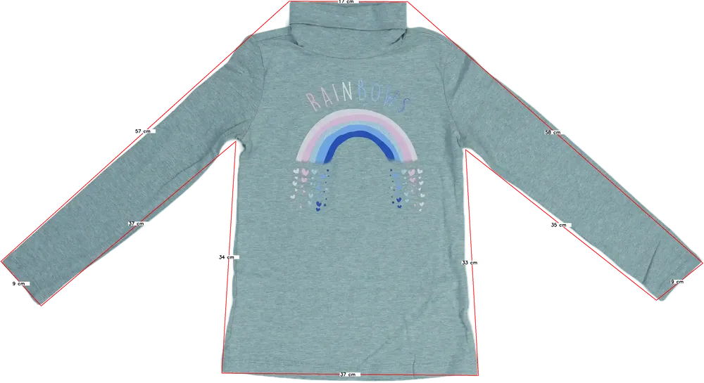 Szürke OVS Hosszú ujjú felső EU 140 / UK 10 év / US 10 év/L