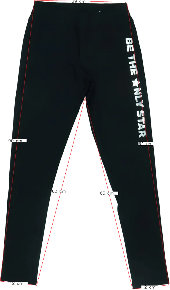 Fekete OVS Leggings EU 158 / UK 13 év / US 14 év/XL