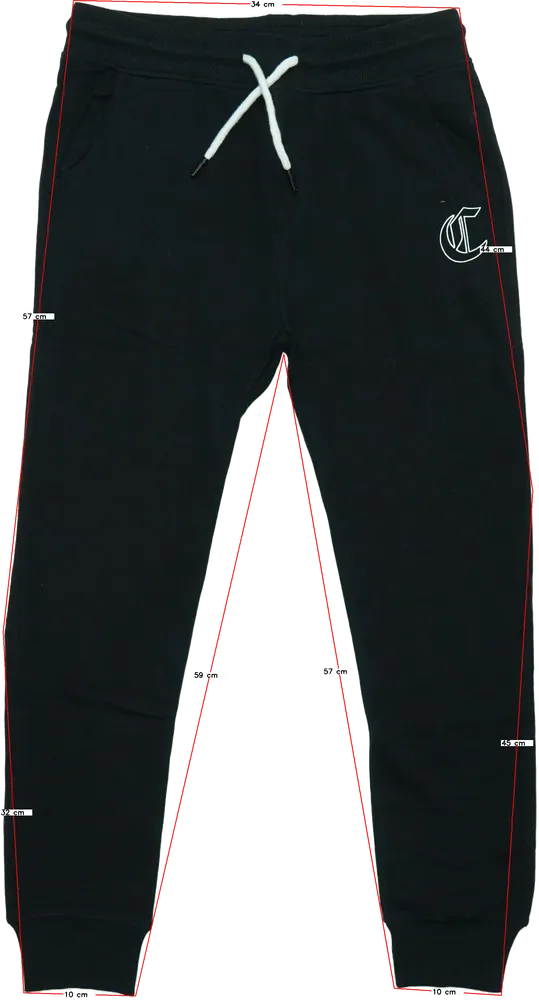 Fekete OVS Melegítőnadrág EU 152 / UK 12 év / US 12 év/L