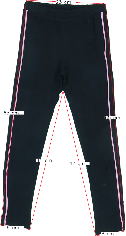 Fekete OVS Leggings EU 122 / UK 7 év / US 7 év/M