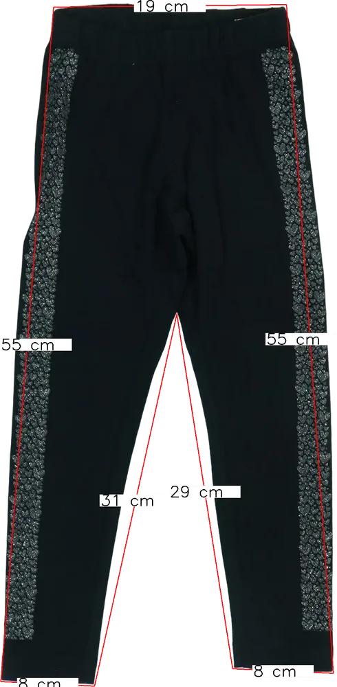 Fekete OVS Leggings EU 104 / UK 4 év / US 4T/XS