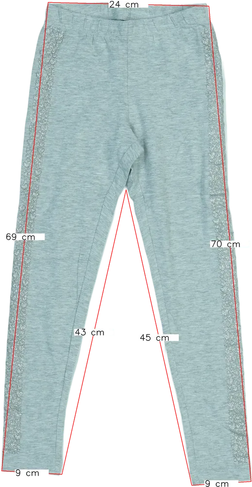 Szürke OVS Leggings EU 128 / UK 8 év / US 8 év/M
