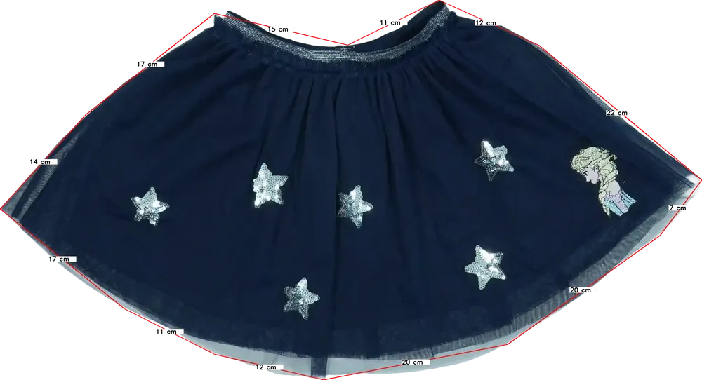 Kék Disney Szoknya EU 128 / UK 8 év / US 8 év/M