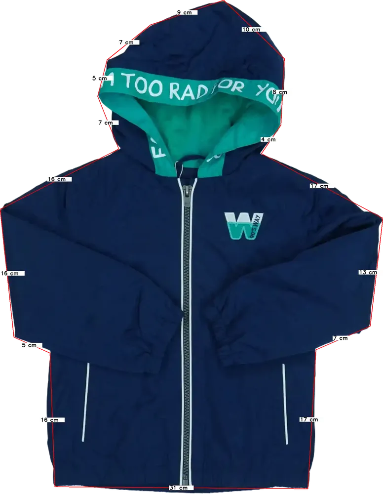 Kék OVS - Fagottino Esőkabát EU 98 / UK 3 év / US 3T