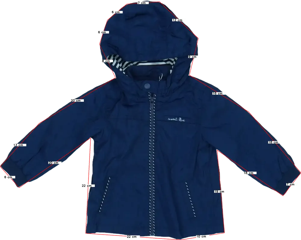 Kék OVS - Fagottino Széldzseki EU 80 / UK 9-12 hónap / US 12 hónap