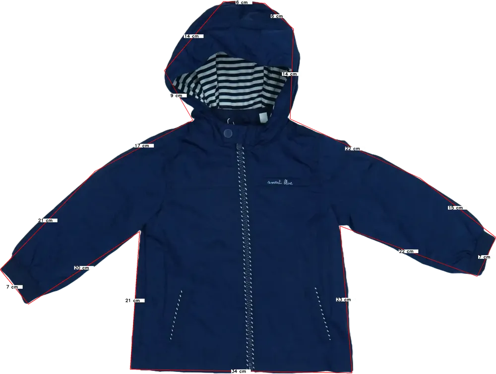 Kék OVS - Fagottino Esőkabát EU 86 / UK 12-18 hónap / US 18 hónap