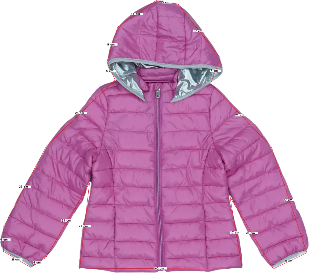 Rózsaszín OVS Átmeneti kabát EU 128 / UK 8 év / US 8 év/M