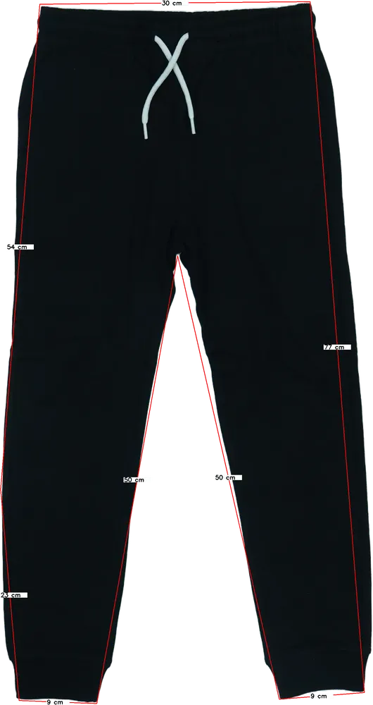 Fekete OVS Melegítőnadrág EU 128 / UK 8 év / US 8 év/M