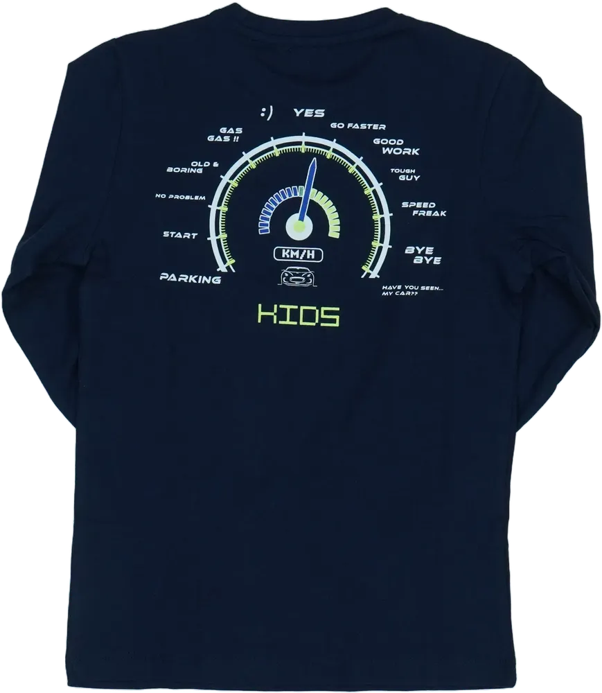 Kék OVS Hosszú ujjú felső EU 128 / UK 8 év / US 8 év/M