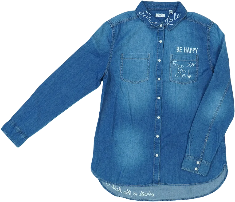 Kék OVS Blúz EU 158 / UK 13 év / US 14 év/XL