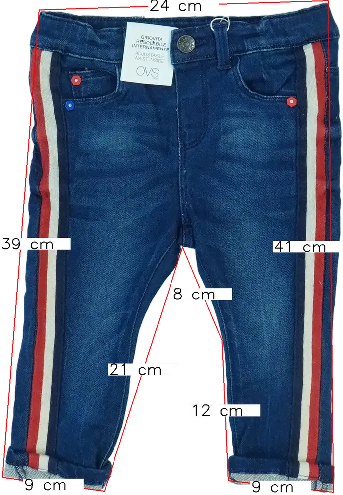 Kék OVS - Fagottino Farmernadrág EU 80 / UK 9-12 hónap / US 12 hónap