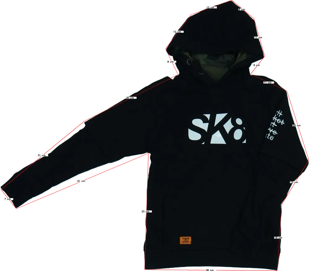 Fekete OVS Kapucnis pulóver EU 140 / UK 10 év / US 10 év/L