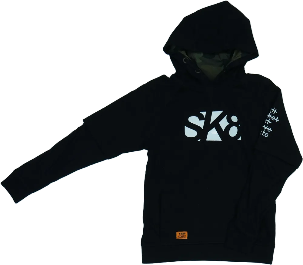 Fekete OVS Kapucnis pulóver EU 140 / UK 10 év / US 10 év/L