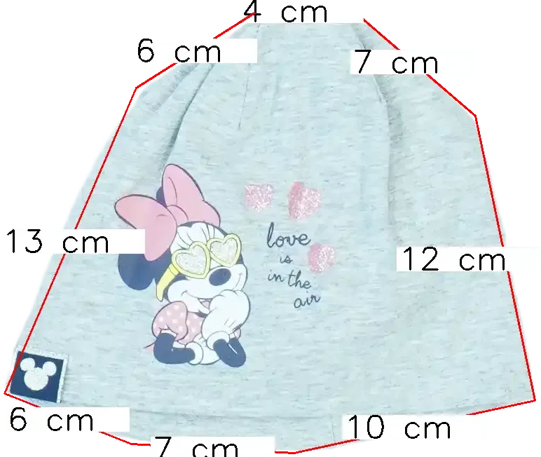 Szürke Disney Sapka EU 86 / UK 12-18 hónap / US 18 hónap