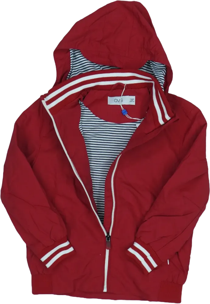 Piros OVS Széldzseki EU 140 / UK 10 év / US 10 év/L