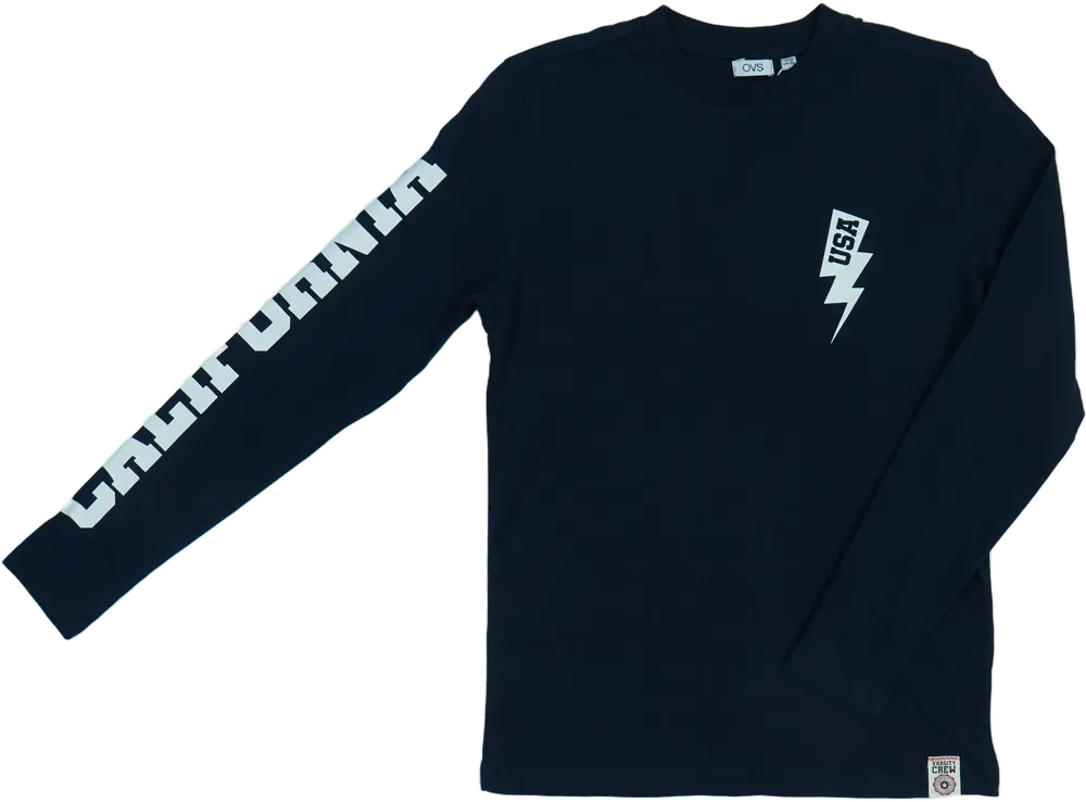 Kék OVS Hosszú ujjú felső EU 152 / UK 12 év / US 12 év/L