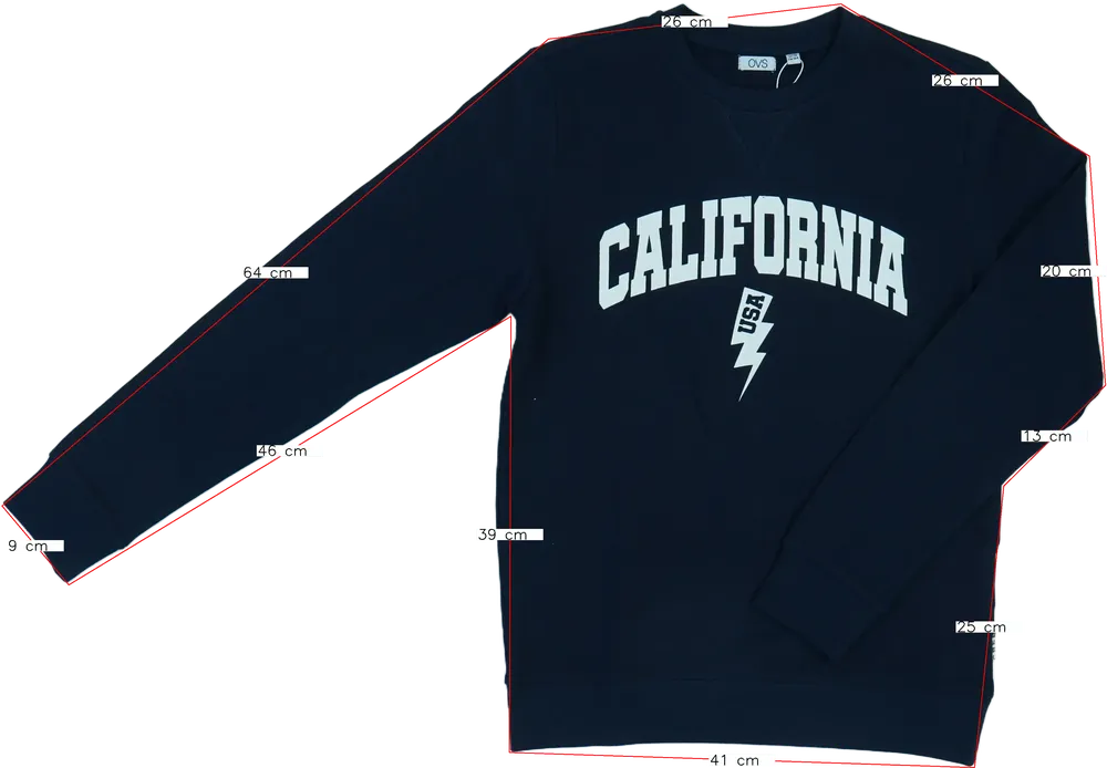 Kék OVS Pulóver EU 164 / UK 14 év / US 14 év/XL